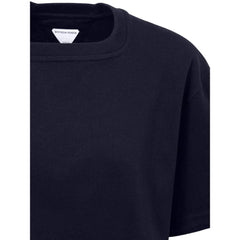 Bottega Veneta Blue Cotton T-Shirt - M - T-Shirts