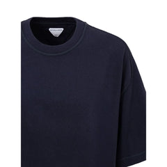 Bottega Veneta Blue Cotton T-Shirt - M - T-Shirts