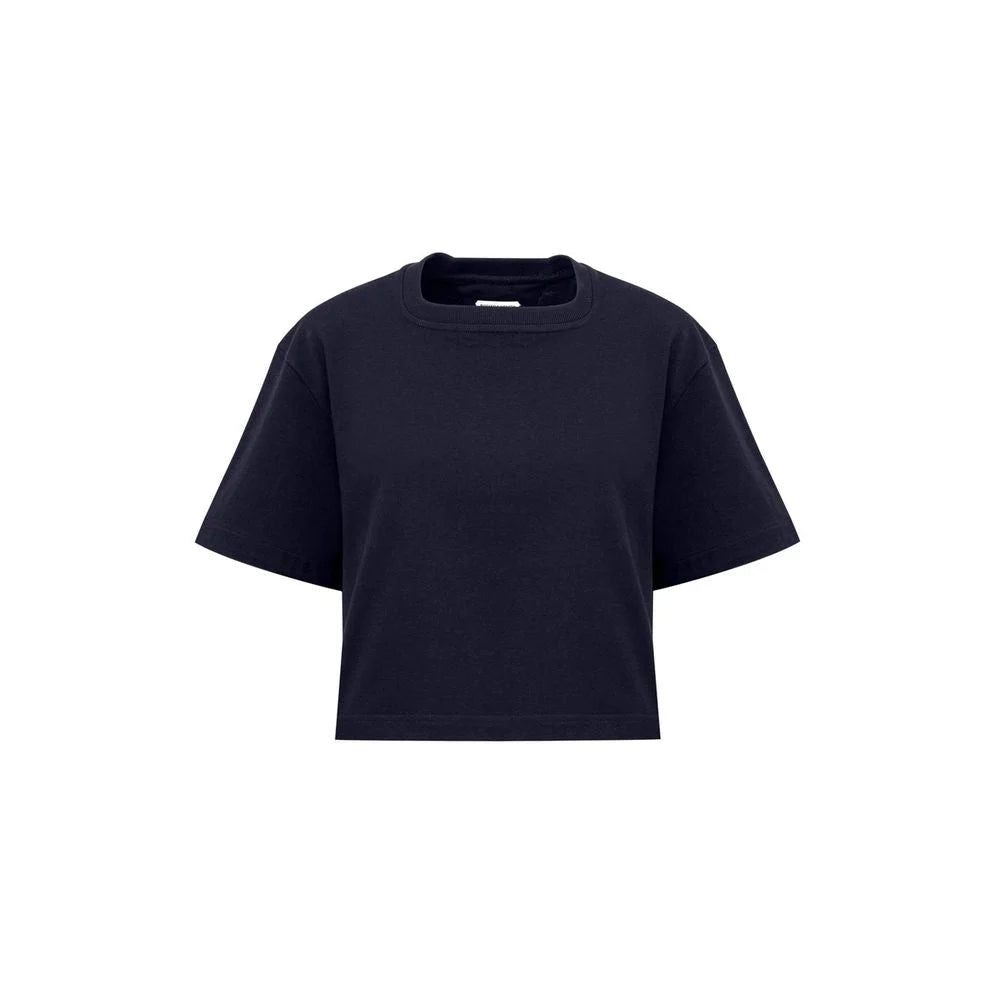 Bottega Veneta Blue Cotton T-Shirt - M - T-Shirts