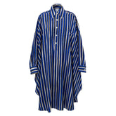 Bottega Veneta Blue Textile Long Dress - 36