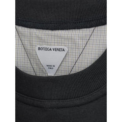 Bottega Veneta Gray Cotton T-Shirt - S - T-Shirts