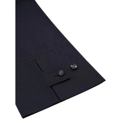 Bottega Veneta Navy Blue Cotton Pant - Trousers