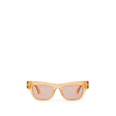 Bottega Veneta Orange Acetate Sunglass - Sunglasses