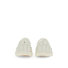 Baskets basses en veau blanc Bottega Veneta - EU39/US6