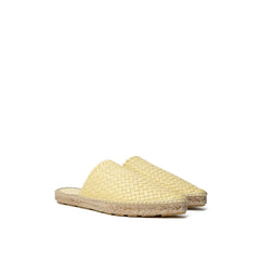 Bottega Veneta Yellow Leather Espadrille - EU39/US9 - Flats