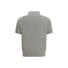 Brioni Beige Cotton Polo Shirt
