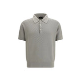 Brioni Beige Cotton Polo Shirt