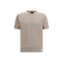 Brioni Beige Cotton T-Shirt