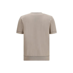 Brioni Beige Cotton T-Shirt
