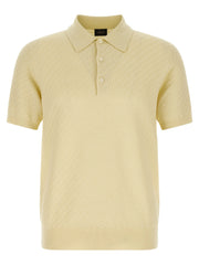 Brioni Bicolor Cotton Polo Shirt