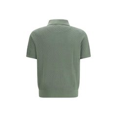 Brioni Bicolor Cotton Polo Shirt - IT52 | XL