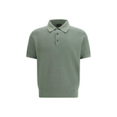 Brioni Bicolor Cotton Polo Shirt - IT52 | XL