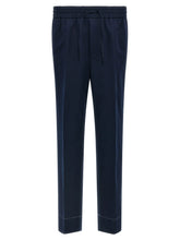 Brioni Blue Linen Casual Pants - XXL