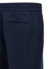 Brioni Blue Linen Casual Pants - XXL
