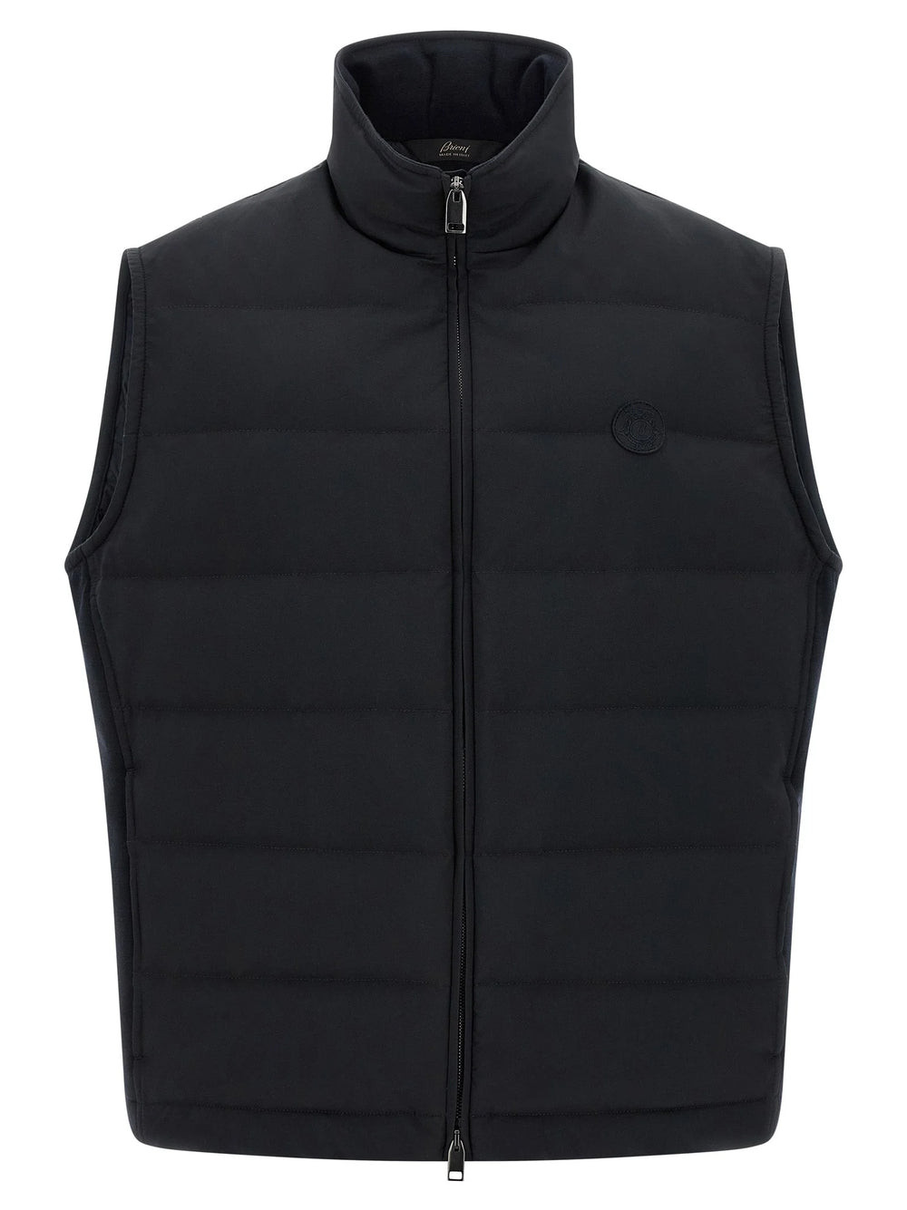 Brioni Blue Polyester Sleeveless Jacket - XL