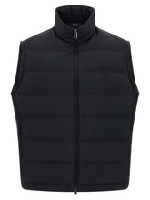 Brioni Blue Polyester Sleeveless Jacket - XL