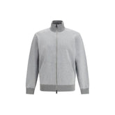Brioni Gray Cotton Sweatshirt