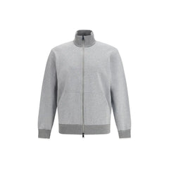 Brioni Gray Cotton Sweatshirt