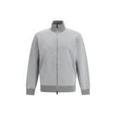 Brioni Gray Cotton Sweatshirt - S