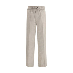 Brioni Gray Linen Casual Pants - IT50 | L