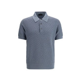 Brioni Light Blue Cotton Polo Shirt - IT46 | S