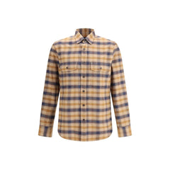 Brioni Multicolor Cotton Pattern Shirt - Shirts