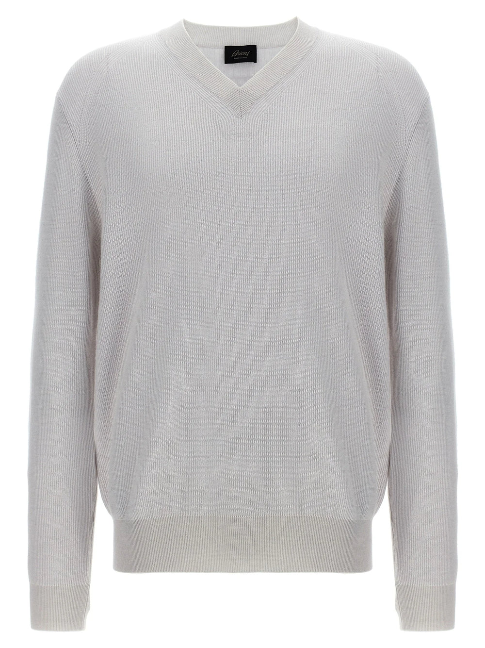 Brioni White Cashmere Cardigan - XXL