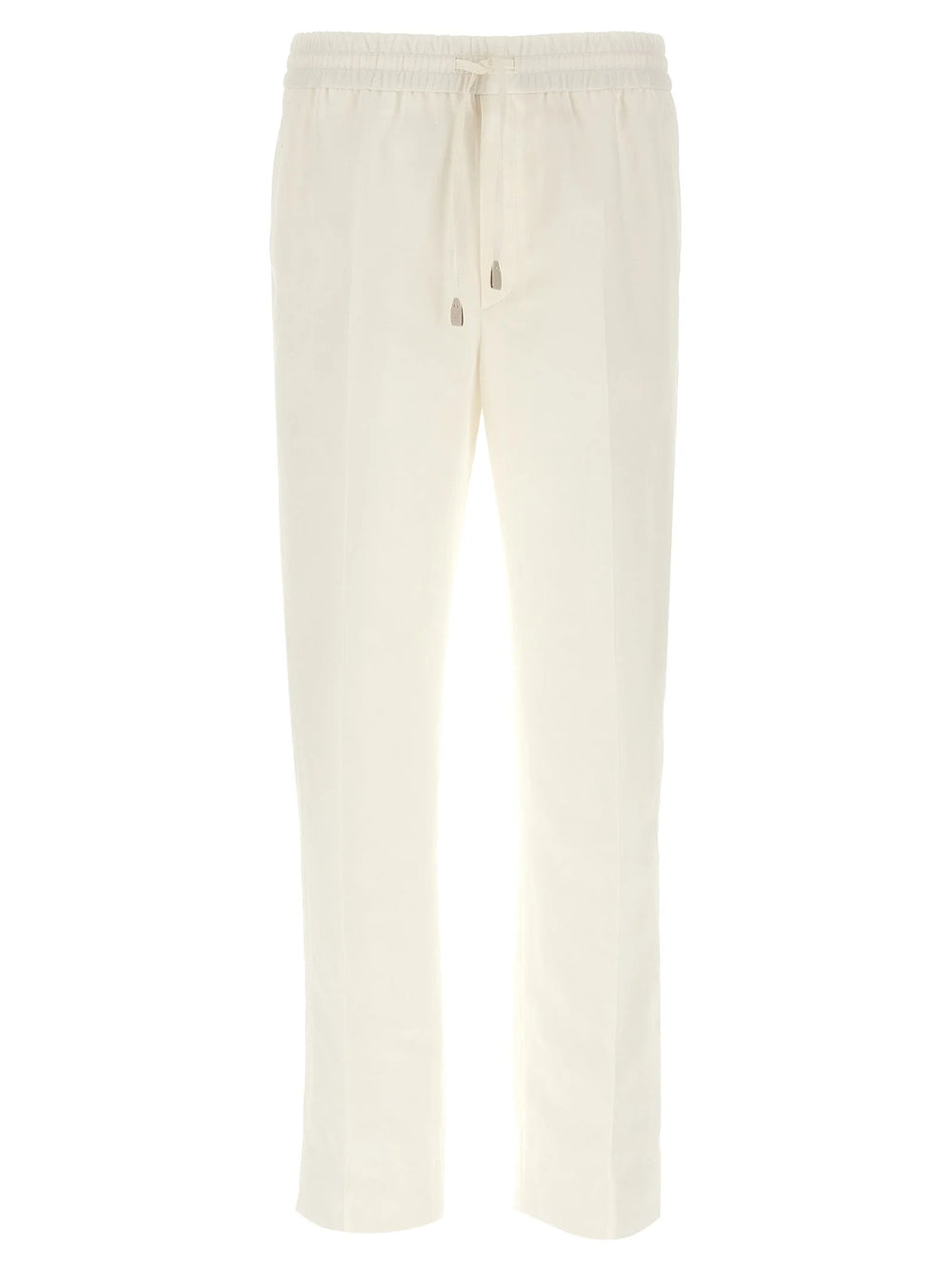 Brioni White Linen Casual Pants - XXL