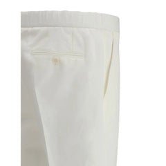 Brioni White Linen Pants