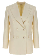 Brioni White Wool Blazer
