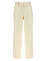 Brioni White Wool Dress Pants