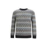 Brooksfield Multicolor Wool Sweatshirt - Sweatshirts