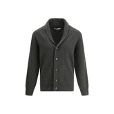 Brooksfield Virgin Wool Shawl-Collar Cardigan - Cardigans