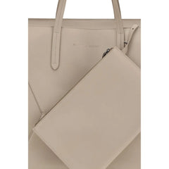 Brunello Cucinelli Beige Calf Leather Bos Taurus Handbag