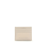 Brunello Cucinelli Beige Calf Leather Bos Taurus Wallet