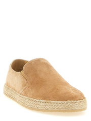 Brunello Cucinelli Beige Calfskin Espadrilles