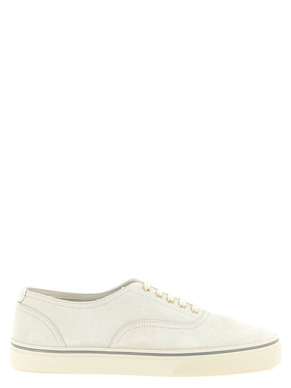 Brunello Cucinelli Beige Calfskin Low Top Sneakers - EU44/US11