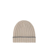 Brunello Cucinelli Beige Cashmere Beanie