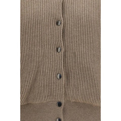 Brunello Cucinelli Beige Cashmere Bomber - M