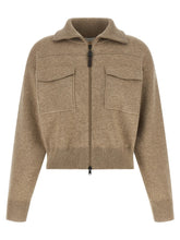 Brunello Cucinelli Beige Cashmere Cardigan