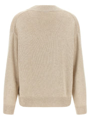 Brunello Cucinelli Beige Cashmere Cardigan