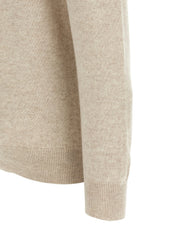 Brunello Cucinelli Beige Cashmere Cardigan - S