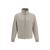 Brunello Cucinelli Beige Cashmere Full-Length Jacket
