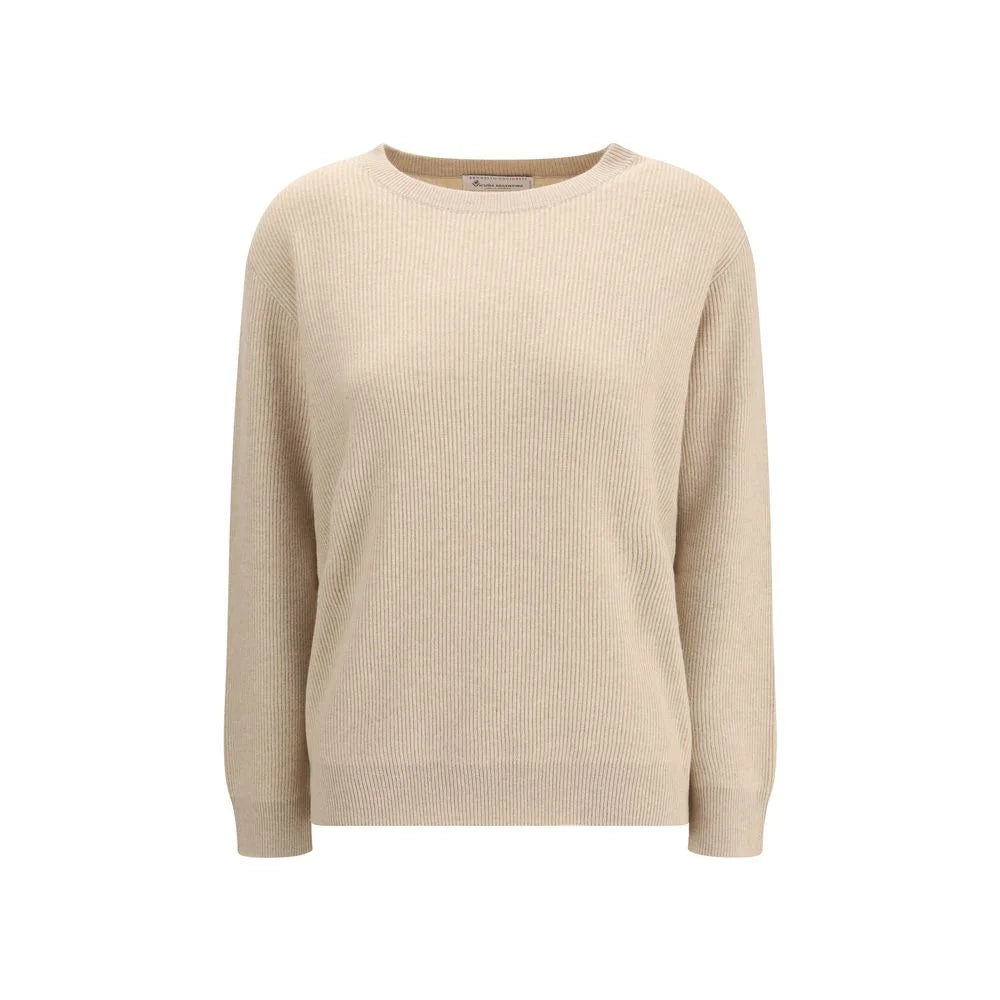 Brunello Cucinelli Beige Cashmere Cashmere Sweater