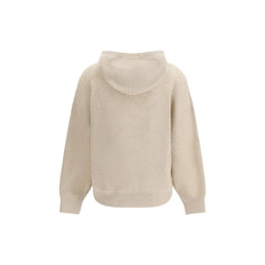 Brunello Cucinelli Beige Cashmere Sweatshirt - Hoodies