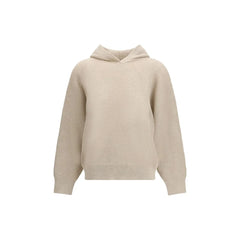Brunello Cucinelli Beige Cashmere Sweatshirt - Hoodies