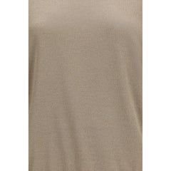 Brunello Cucinelli Beige Cashmere T-Shirt
