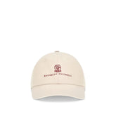 Brunello Cucinelli Beige Cotton Cap (Baseball Hat)