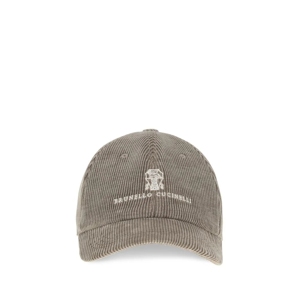 Brunello Cucinelli Beige Cotton Cap (Baseball Hat)