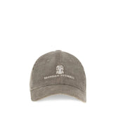 Brunello Cucinelli Beige Cotton Cap (Baseball Hat)